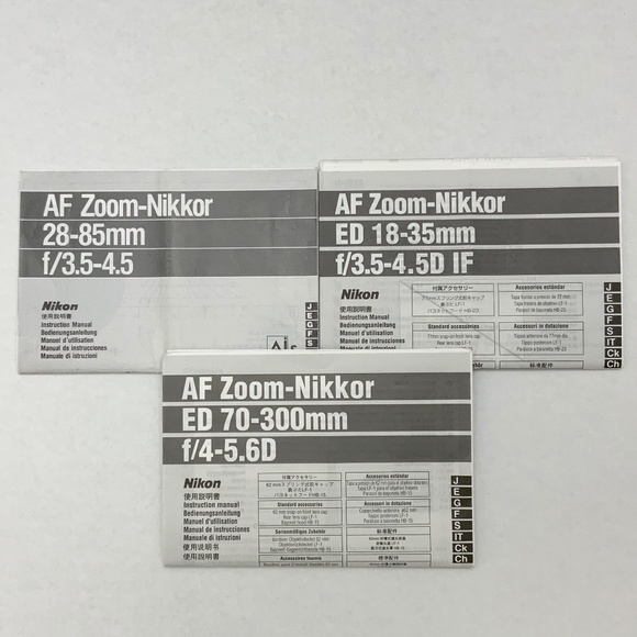 Nikon Camera & Lens Owners Manuals & Parts - Dealers Delight! - Picture 5 of 8